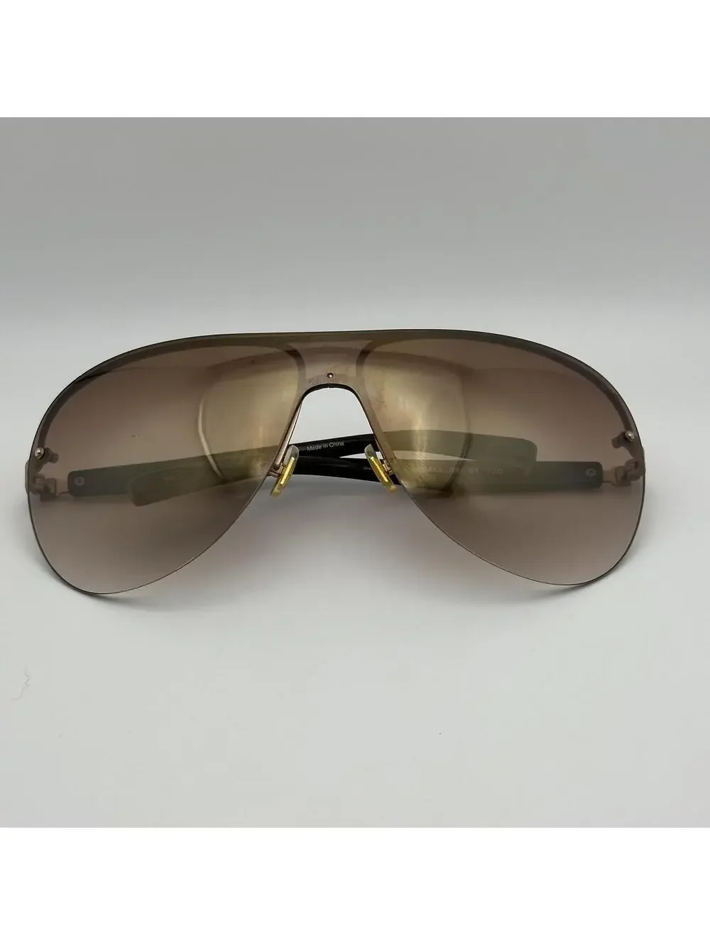 Tommy Hilfiger Sunglasses Brown Gradient Lens Black Frame